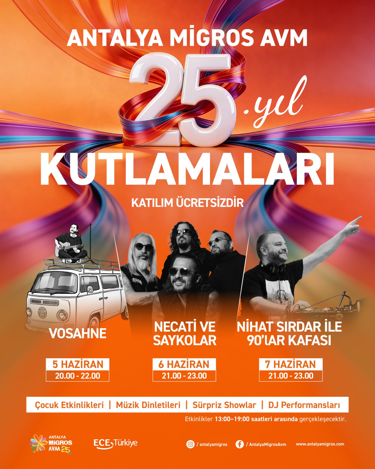 Antalya Migros AVM 25. Yıl Kutlamaları