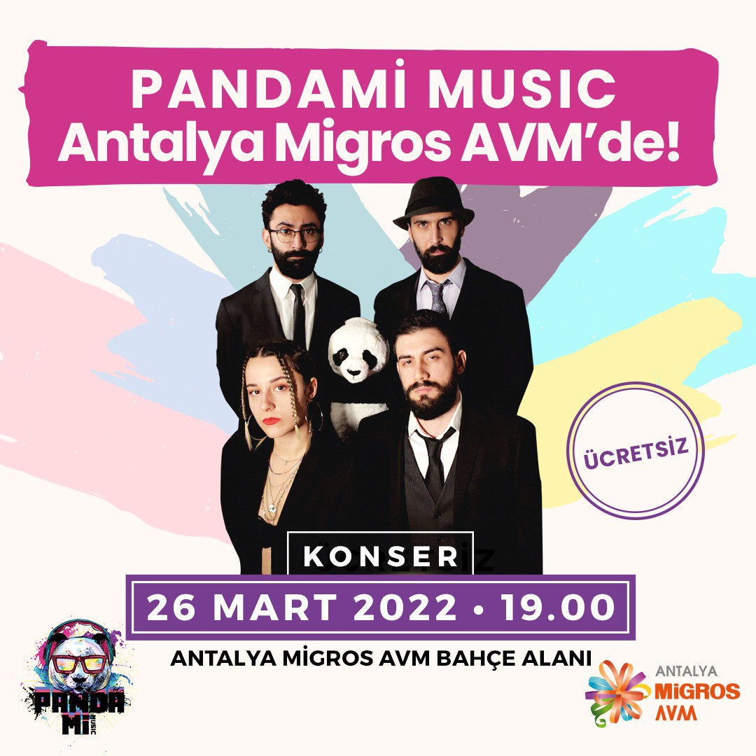 Pandami Music Grubu Antalya Migros AVM’de!