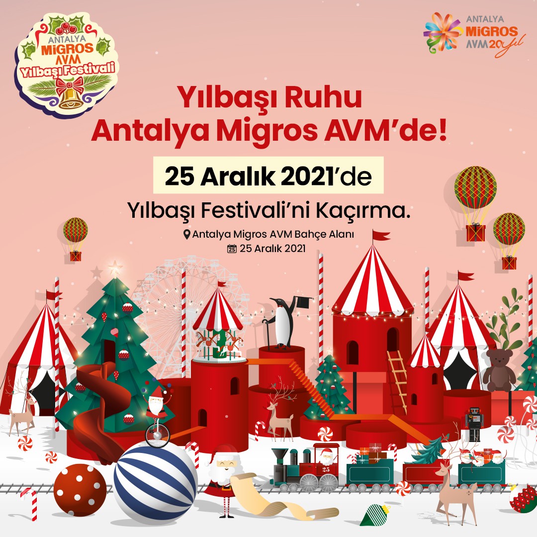 Yılbaşı Ruhu Antalya Migros AVM’de! 