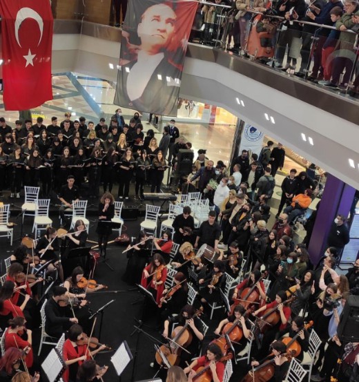 ATSO Güzel Sanatlar Lisesi Orkestra ve Korosu Çanakkale Zaferi Anma Konseri