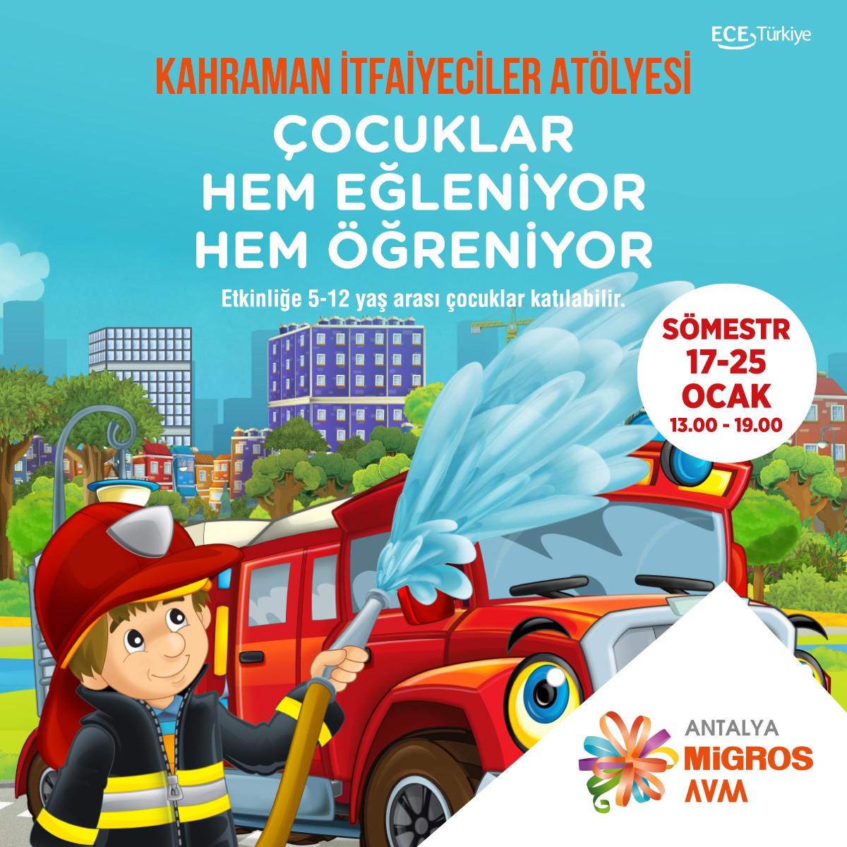 Kahraman İtfaiyeciler Atölyesi!