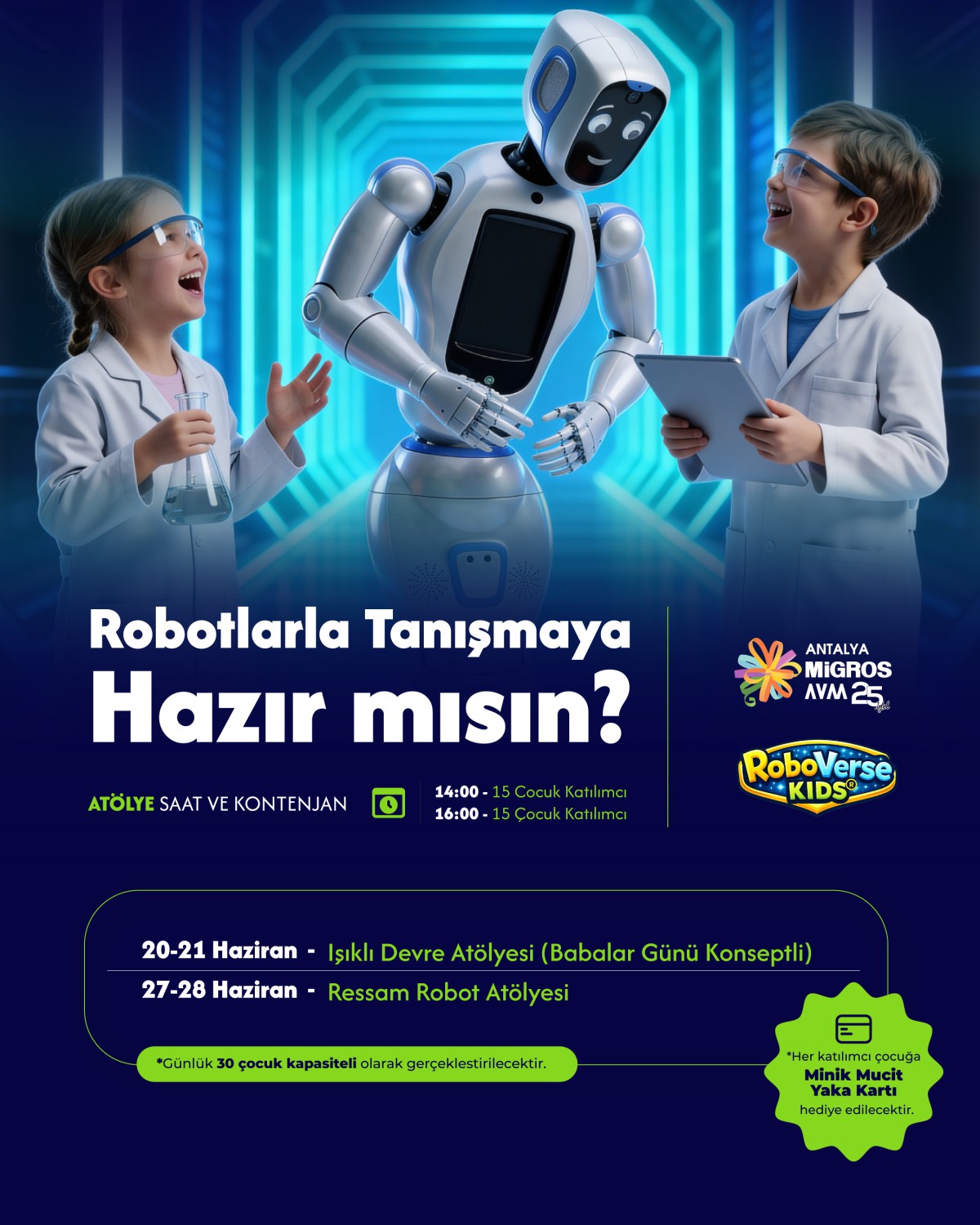 Minik Mucitler, Antalya Migros AVM'de